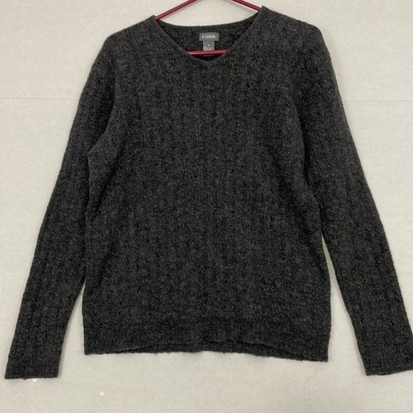 M. Gordon Wool Blend Sweater, Gray, Medium - Picture 1 of 7
